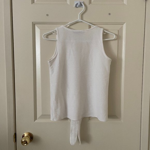 LOFT White Cropped Top Size XXS Petite - Picture 3 of 4